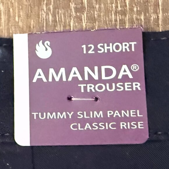 Gloria Vanderbilt Amanda Trouser Pants – Size 12S - Picture 8 of 14
